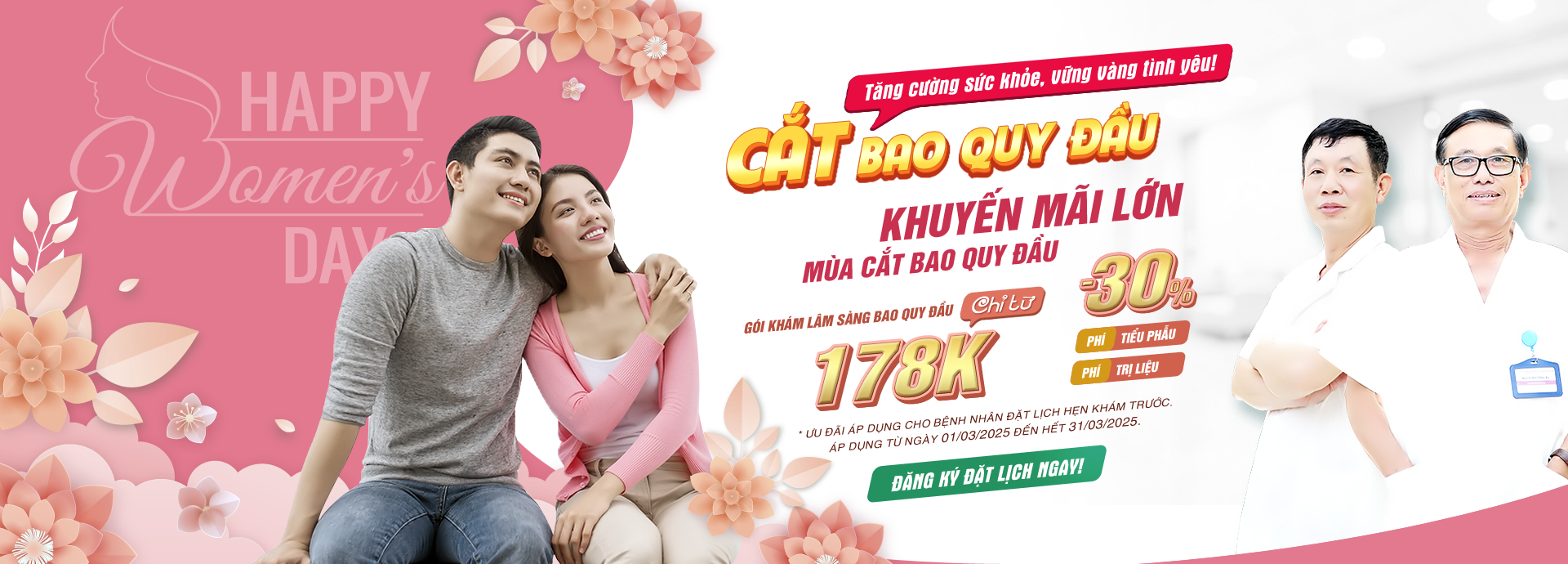 Ưu đãi Cắt Bao Quy Đầu