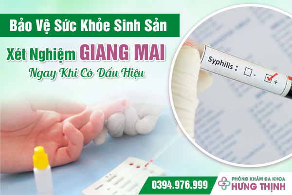 Bảo Vệ Sức Khỏe Sinh Sản: Xét Nghiệm Giang Mai Ngay Khi Có Dấu Hiệu
