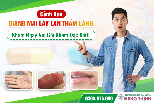 Cảnh Báo: Giang Mai Lây Lan Thầm Lặng - Khám Ngay Với Gói Khám Đặc Biệt!