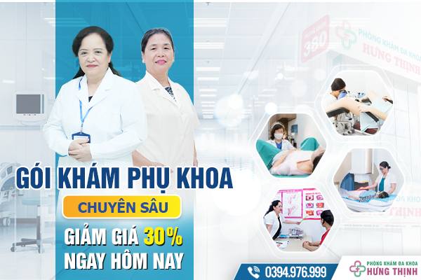 Gói khám phụ khoa chuyên sâu - Giảm giá 30% ngay hôm nay