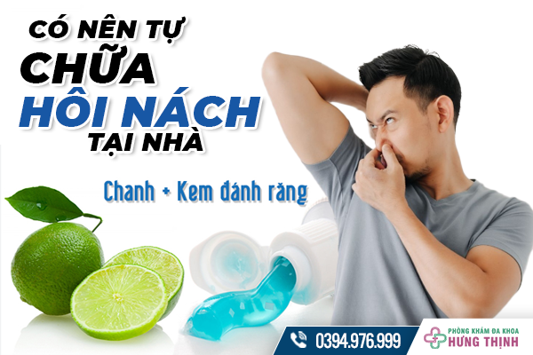 Có Nên Tự Chữa Hôi Nách Tại Nhà?