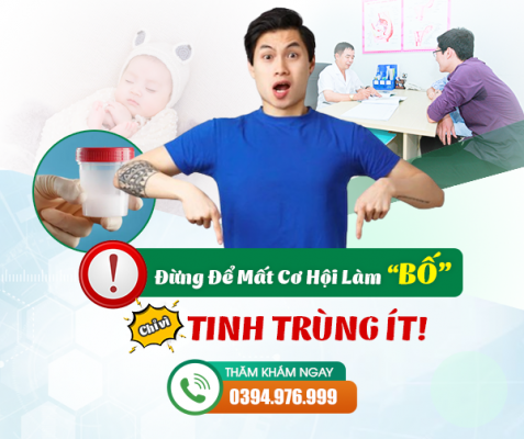 Đừng Để Mất Cơ Hội Làm Bố Chỉ Vì Tinh Trùng Ít! Thăm Khám Ngay!