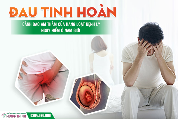 Đau tinh hoàn- cảnh báo âm thầm của hàng loạt bệnh lý nguy hiểm ở nam giới!